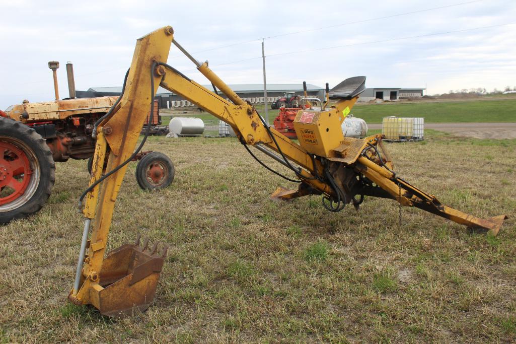 LONG MODEL SUPER 1199A 3PT BACKHOE, PTO HYD PUMP, 19" BUCKET, S/N# 1233