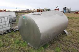 ZERO BULK TANK, APPROX 600 GALLON