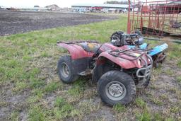 YAMAHA BIG BEAR 500 4 WHEELER, 4X4, FOR PARTS OR REPAIR, DIXON ZERO TURN MOWER FOR PARTS