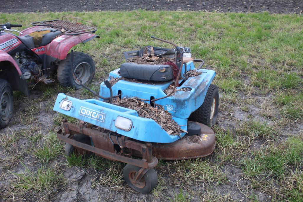 YAMAHA BIG BEAR 500 4 WHEELER, 4X4, FOR PARTS OR REPAIR, DIXON ZERO TURN MOWER FOR PARTS