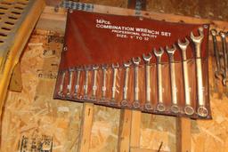 14 PC COMBINATION WRENCH SET, 9MM TO 32MM