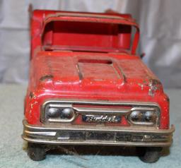 BUDDY L DUMP TRUCK, HAS BEEN PLAYED WITH, NO BOX