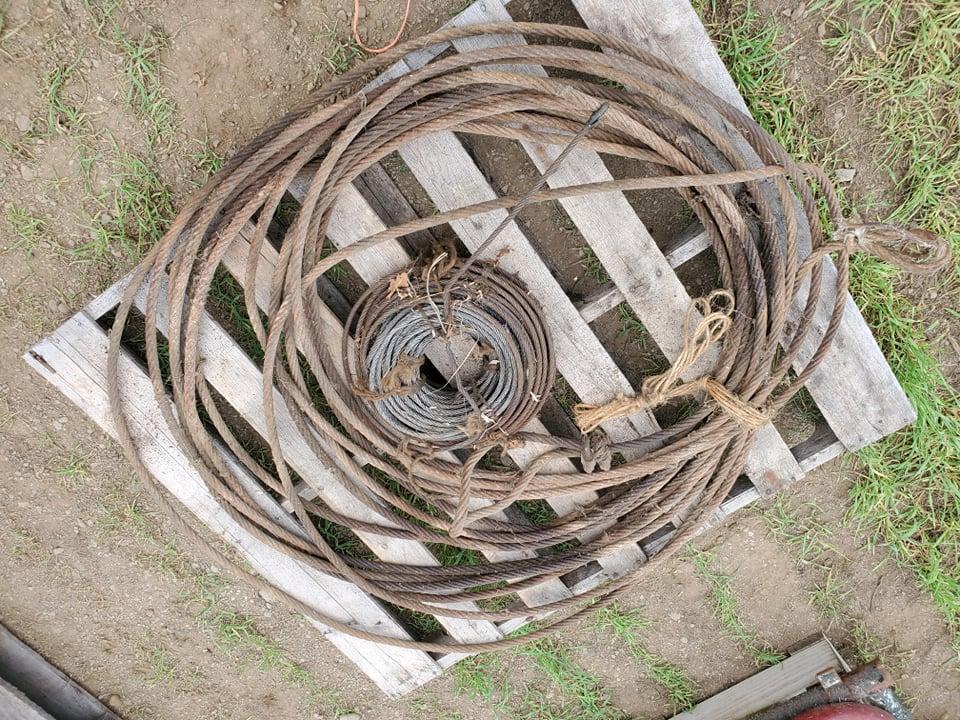 Pallet Of Steel Cable