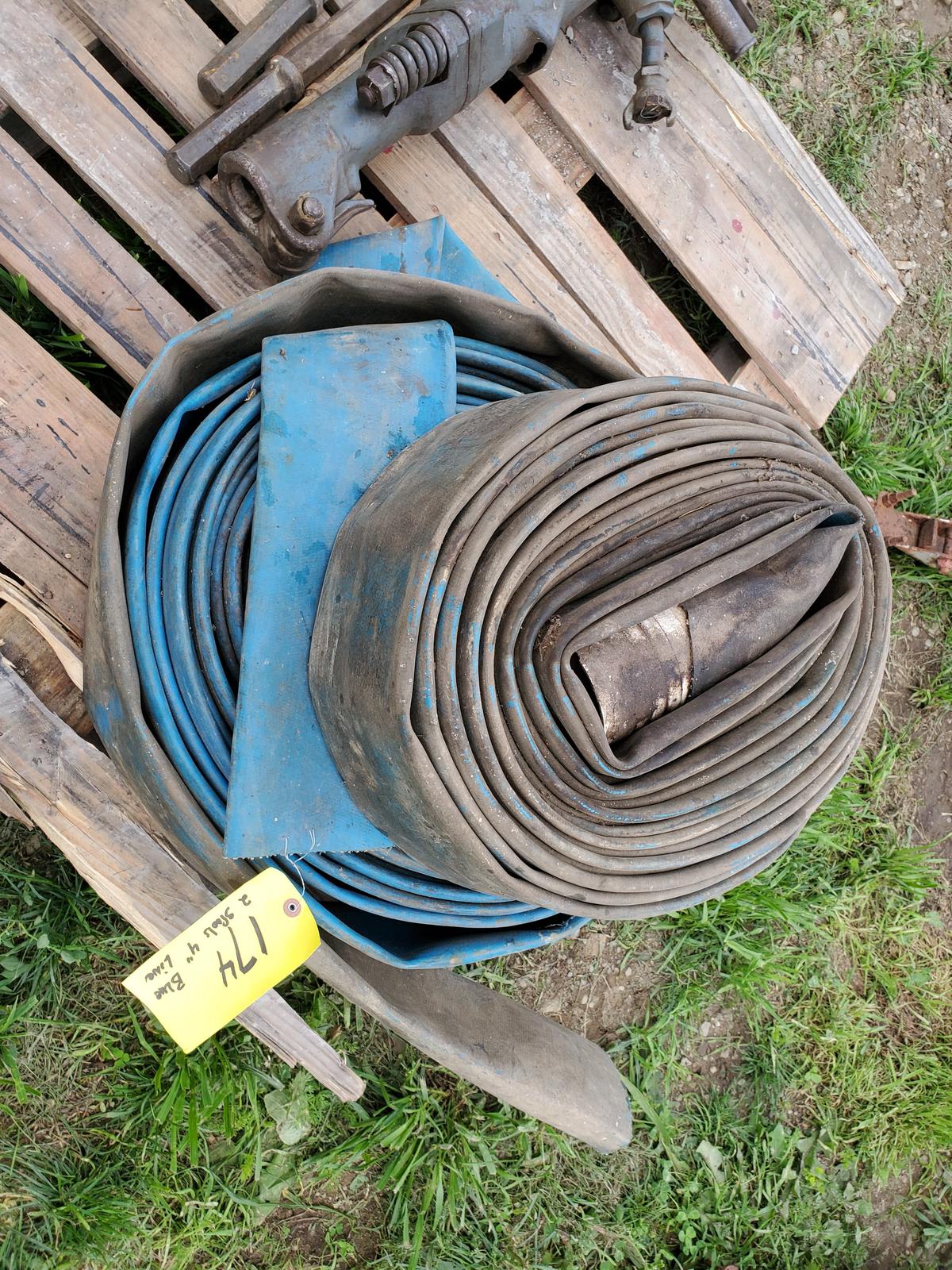 Qty Of 2 Rolls Of 4" Blue Line Hose