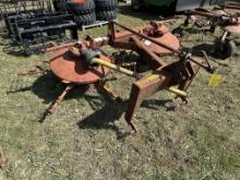 New Holland 254 Three Point Hitch 2 Rotor Hay Tedder/Rake