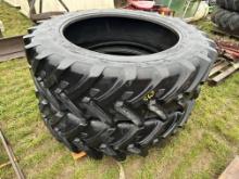 Pair 480//80R46 Radial Rear Tractor Tires