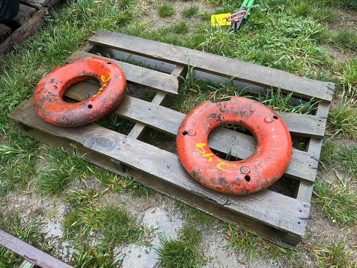 Pair Of Tractor Front Wheel Weights