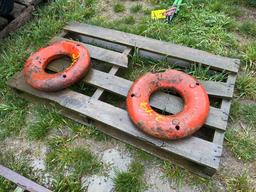 Pair Of Tractor Front Wheel Weights