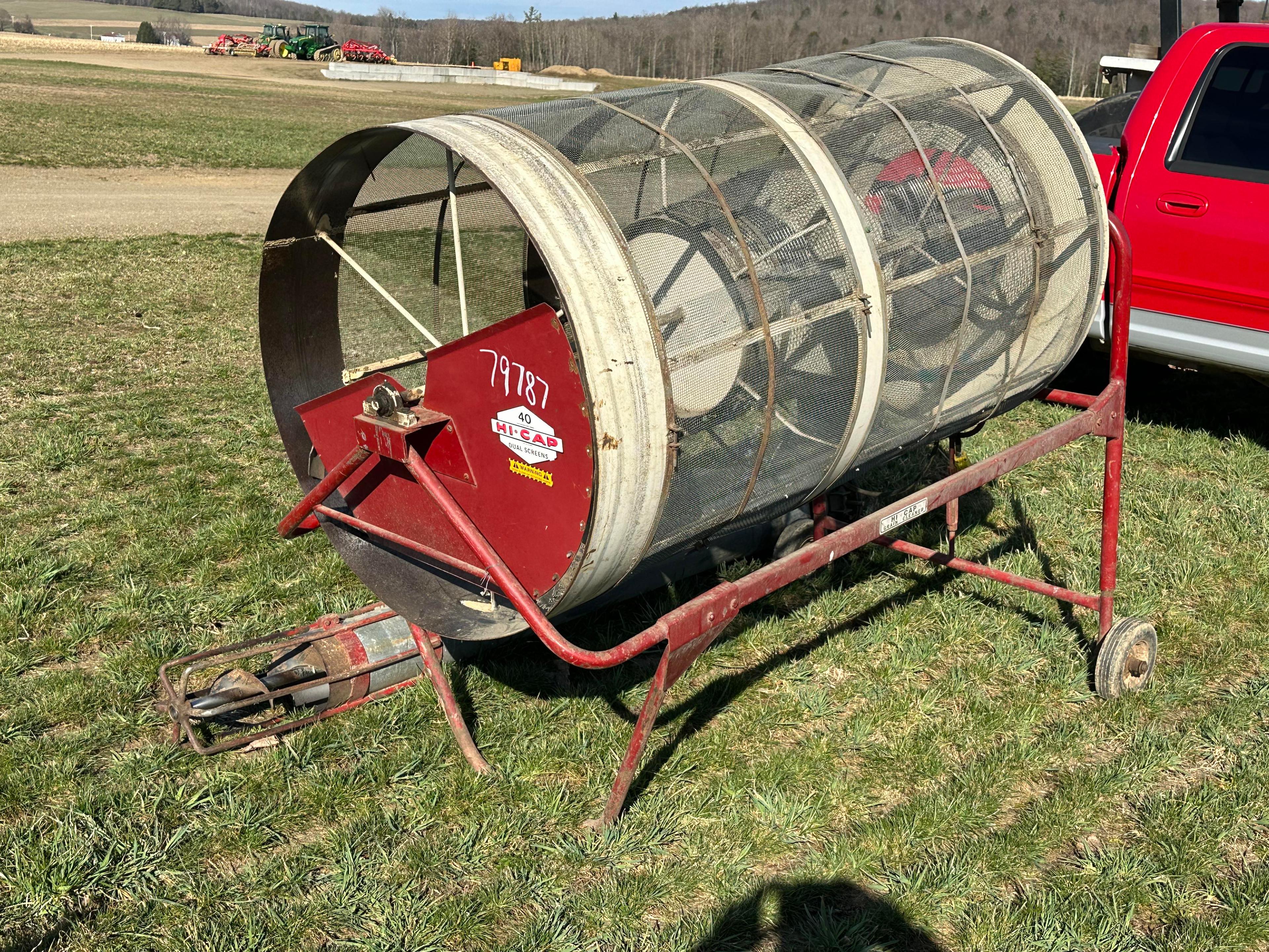 DMC Hi-Cap 40 Grain Cleaner With 7’ Loading Auger, 1 Phase