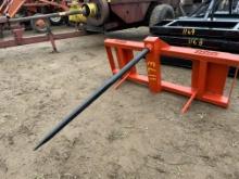 Skid Steer Bale Spear With 48” Tine