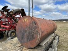 1000 Gallon Underground Fuel Tank (Does Not Include Trailer)