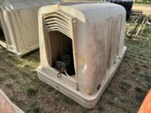 (7) Poly Calf Hutches With Buckets & Holders