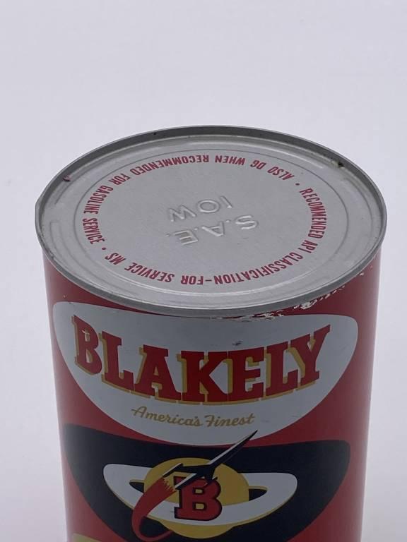 Blakely Heavy Duty Motor Oil 1 Quart Metal Can TAC 9