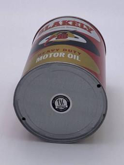 Blakely Heavy Duty Motor Oil 1 Quart Metal Can TAC 9