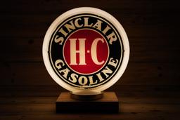 Sinclair H-C Gasoline Globe & 13.5" Lenses TAC 9 & 8