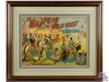 Col. Tim McCoy's Real West And Rough Riders Of The World Framed Paper Poster