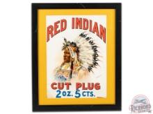 Red Indian Cut Plug Tobacco Framed Paper Poster