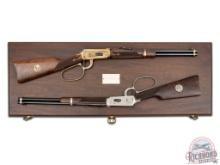 Cased Set Of Winchester Model 1894 John Wayne Family Owned Commemorative Lever Action Rifles