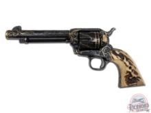 Jeff Flannery Engraved Third Generation Colt Single Action Army Revolver