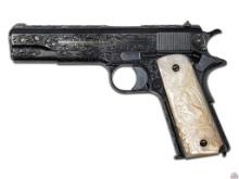 Custom Engraved Colt Model 1911 Semi Automatic Pistol