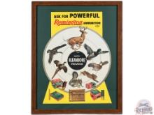 Remington Ammunition With Kleanbore Priming Framed Cardboard Sign