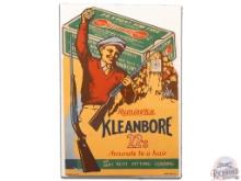Remington Kleanbore .22's "Accurate To A Hair" Die Cut Cardboard Countertop Display Easel Back Sign