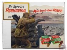 Remington "More Knock-Down POWER" Cardboard Dimensional Display Sign