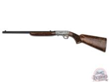 T. Naka Engraved Browning SA Grade II Rifle