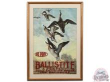 DuPont "Ballistite" Powder For Shotguns Framed Paper Poster