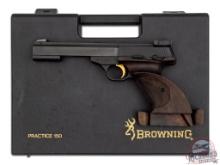 Scarce Browning International Medalist Semi Auto Pistol & Factory Case