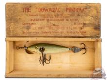 Heddon 100 Underwater Minnow Crackle Back Fishing Lure & Original Box