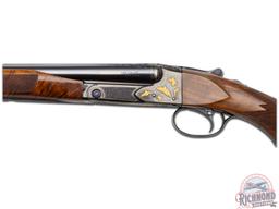 Superb Engraved 1937 Winchester Model 21 Skeet 20 Gauge Double Barrel Shotgun by Gino Cargnel