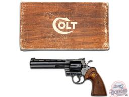 1978 Colt Python .357 Mag 6" Blued Double Action Revolver in Original Box