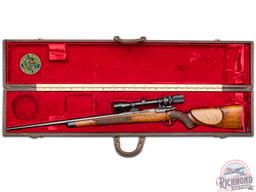Custom Engraved Mauser 98 by Roy Vail in .270 WIN Bolt Action Rifle with Bushnell Scope