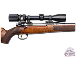 Custom Engraved Mauser 98 by Roy Vail in .270 WIN Bolt Action Rifle with Bushnell Scope