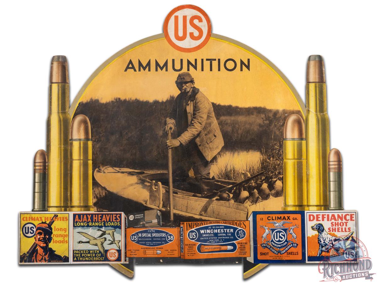 US Ammunition Die Cut Cardboard Sign