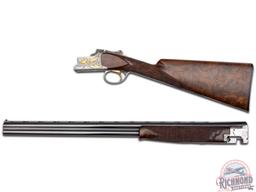 Engraved 1978 Belgian Browning Superposed Gold Classic 20 Ga O/U Shotgun 1 of 500 & Original Box