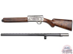 Engraved 1984 Browning Auto-5 Classic 12 Gauge 1 of 5000 Shotgun in Original Box by J.L. Fwancz