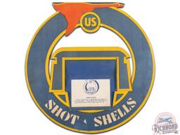 US Shot-Shells Double Sided Cardboard Countertop Folding Shot Shell Display Sign