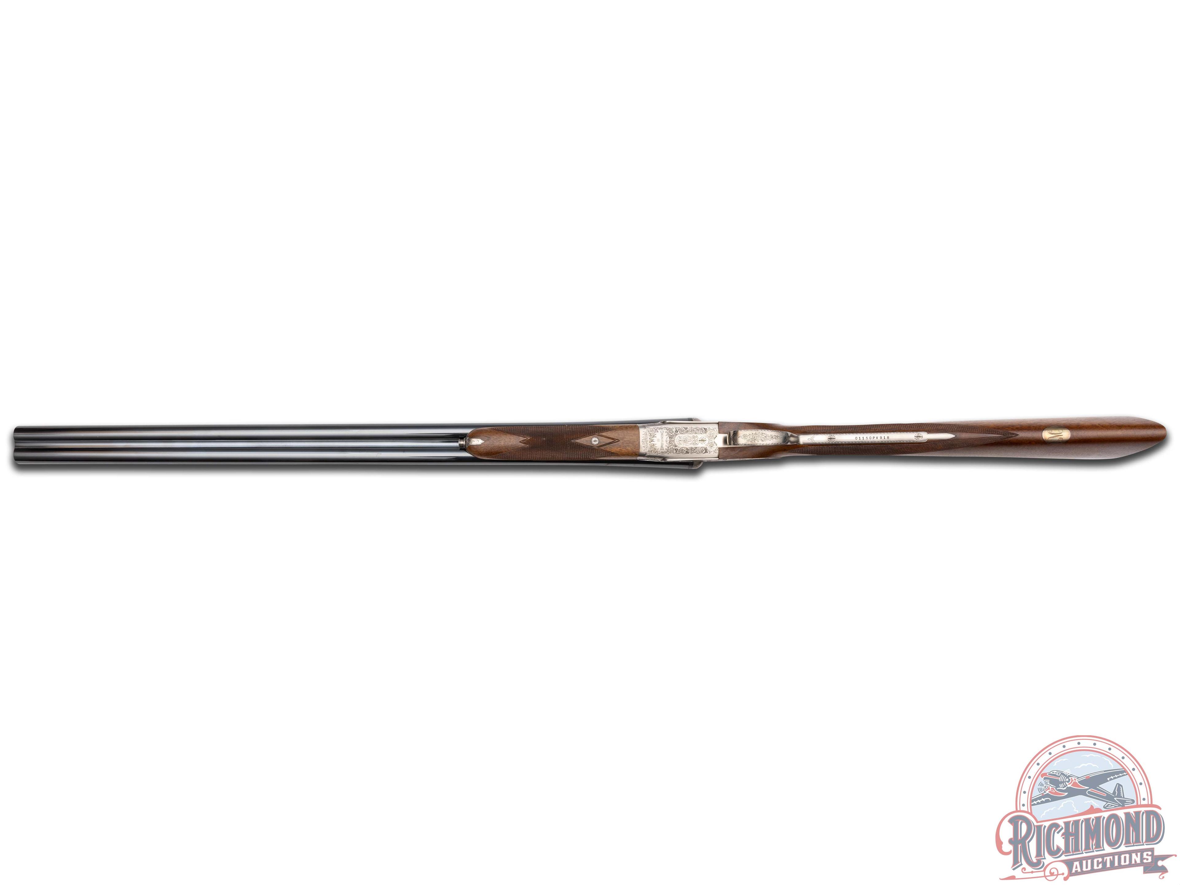 Factory Engraved Browning BSS Side Lock 12 Gauge Double Barrel Shotgun & Original Case