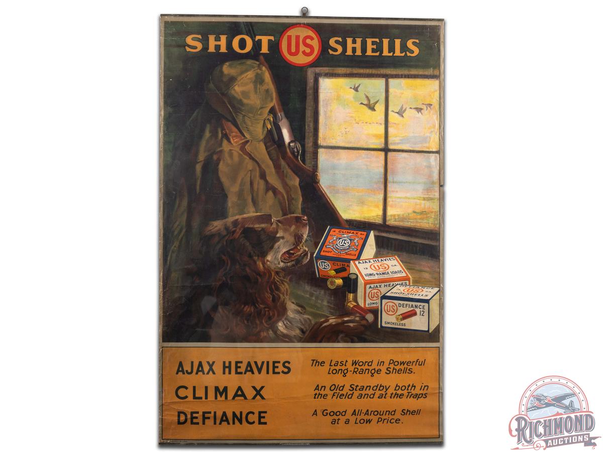 US Cartridge 12 Gauge Shot Shells Paper Poster Sign