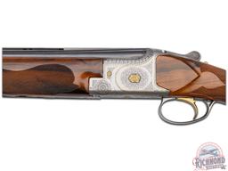 Engraved & Gold Embossed 1979 Belgian Browning Superposed Over/Under 12 Gauge Shotgun by Angelo Bee