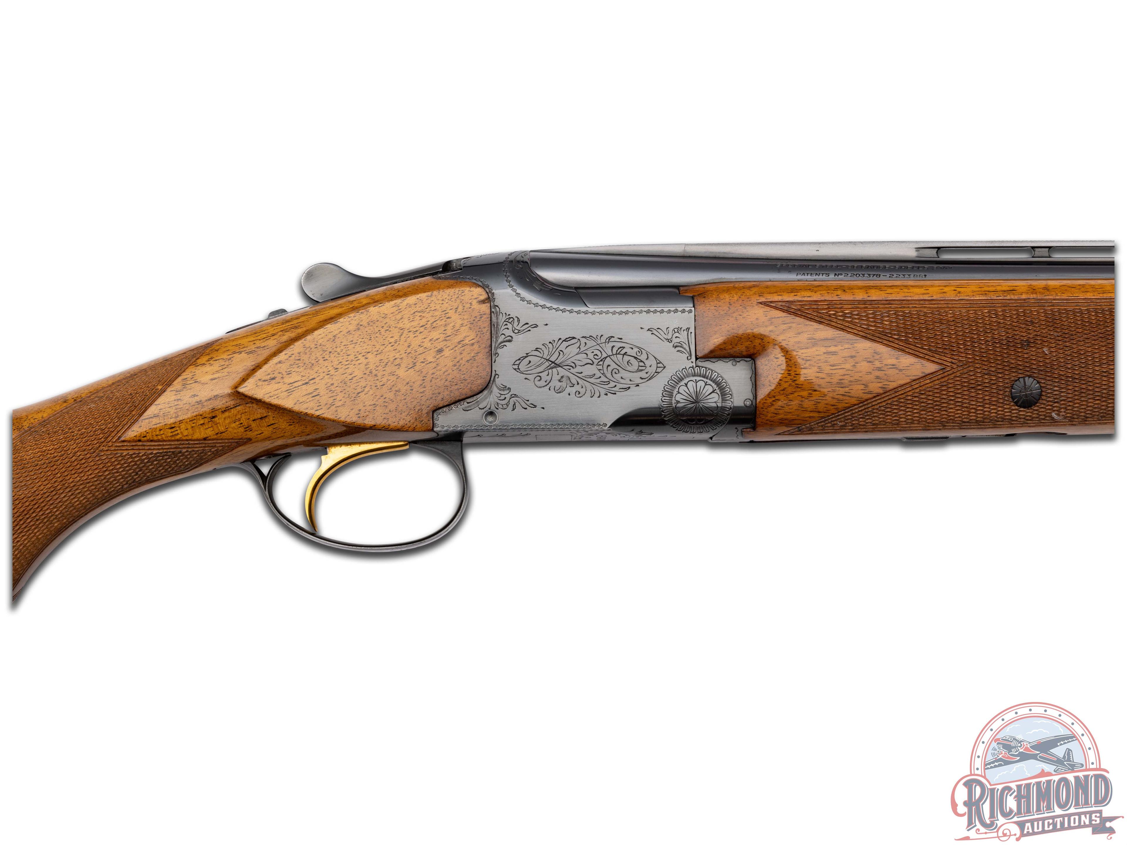 1968 Belgian Browning Grade I Superposed 28 Gauge Over/Under Shotgun