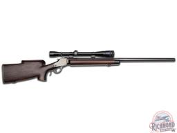 Customized Winchester Model 1885 High-Wall Single Shot Rifle 218-BEE & Lyman All American 20X Scope