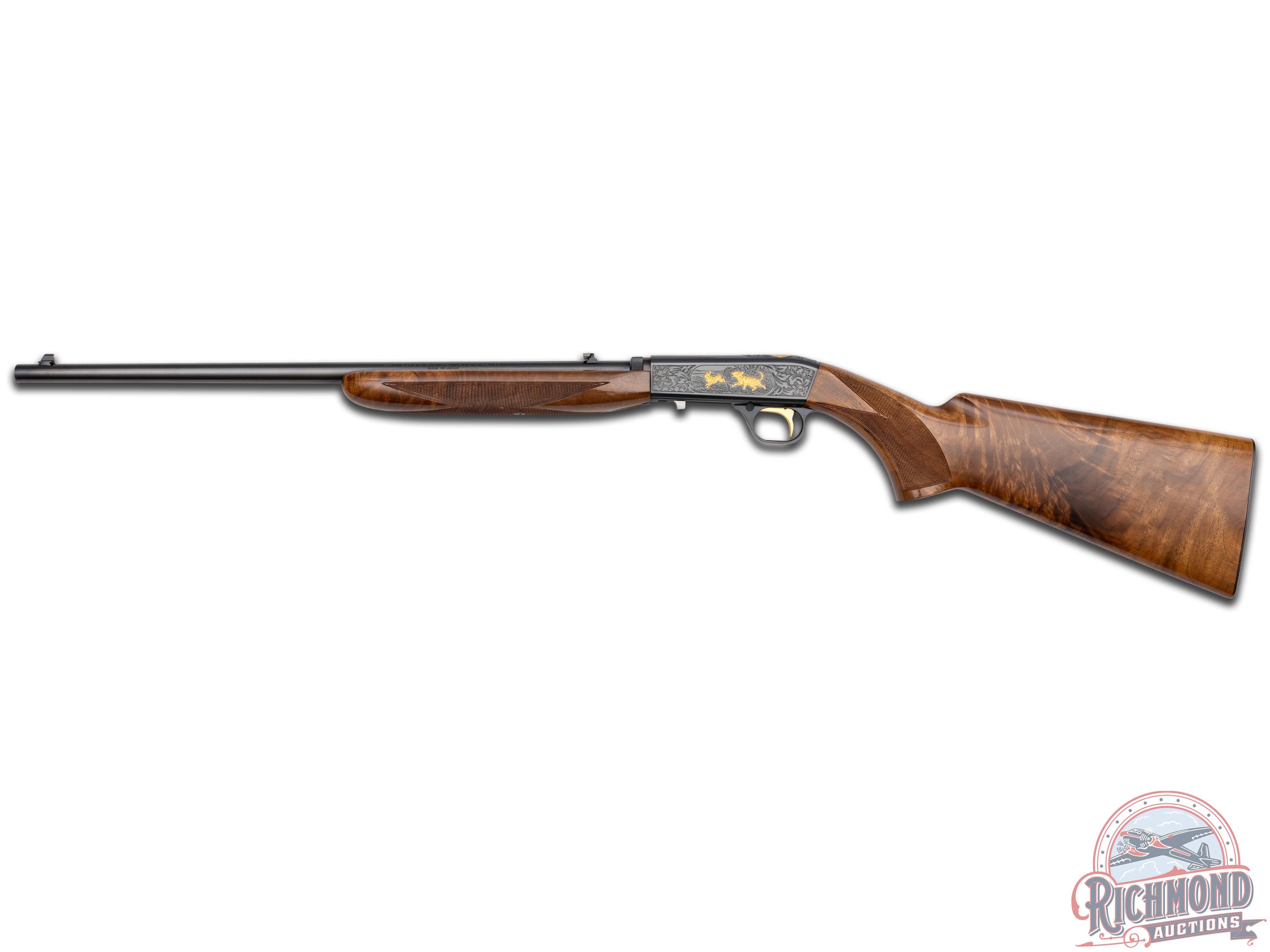 Factory Engraved Browning Grade VI SA-22 .22 LR Semi Automatic Rifle