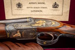 Exceptional Custom 1930 James Purdey & Sons Self-Opening 20 Gauge Double Barrel Shotgun & Case