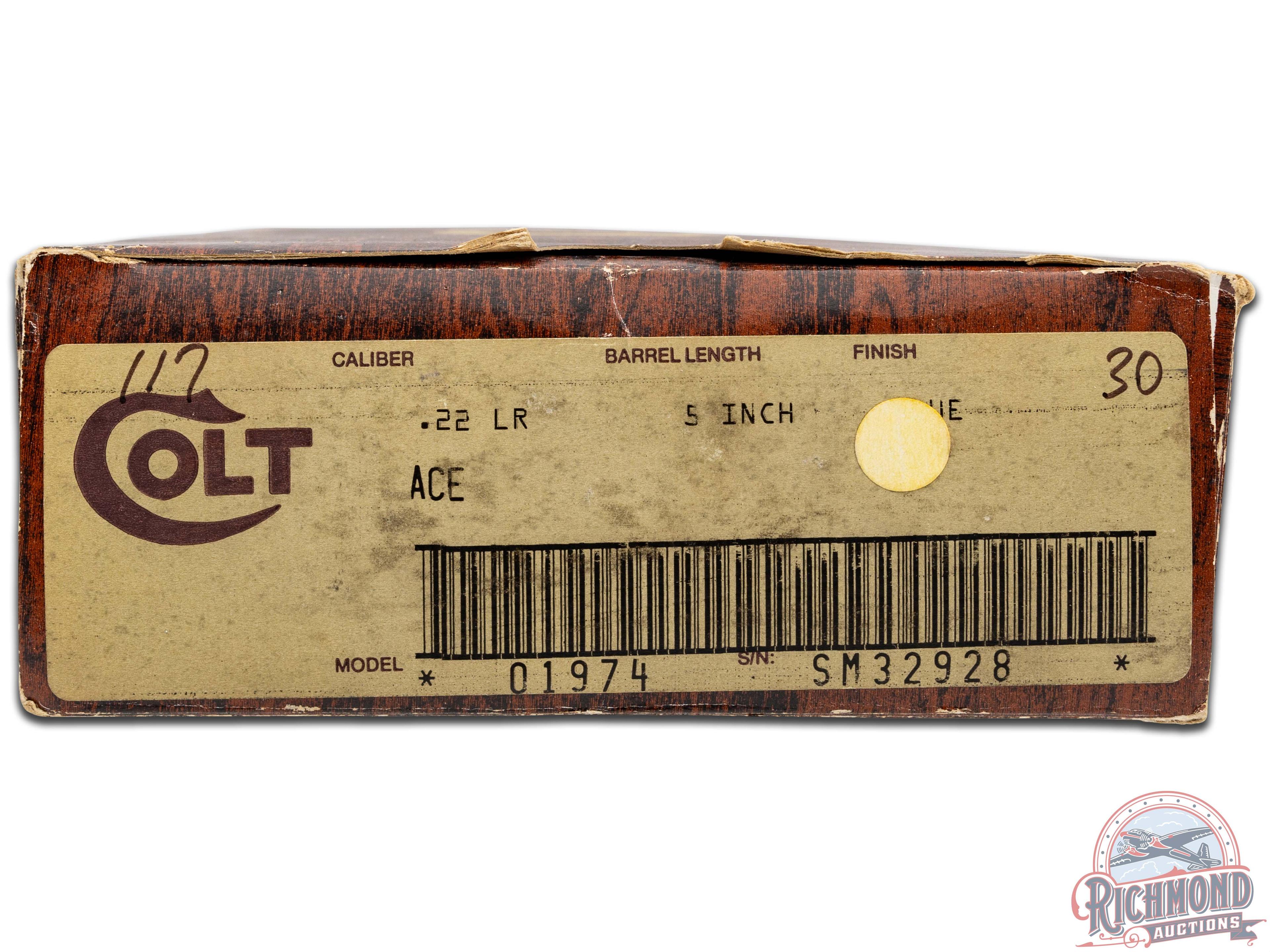 1980 Colt 1911 ACE .22 LR Semi-Automatic Pistol in Original Box