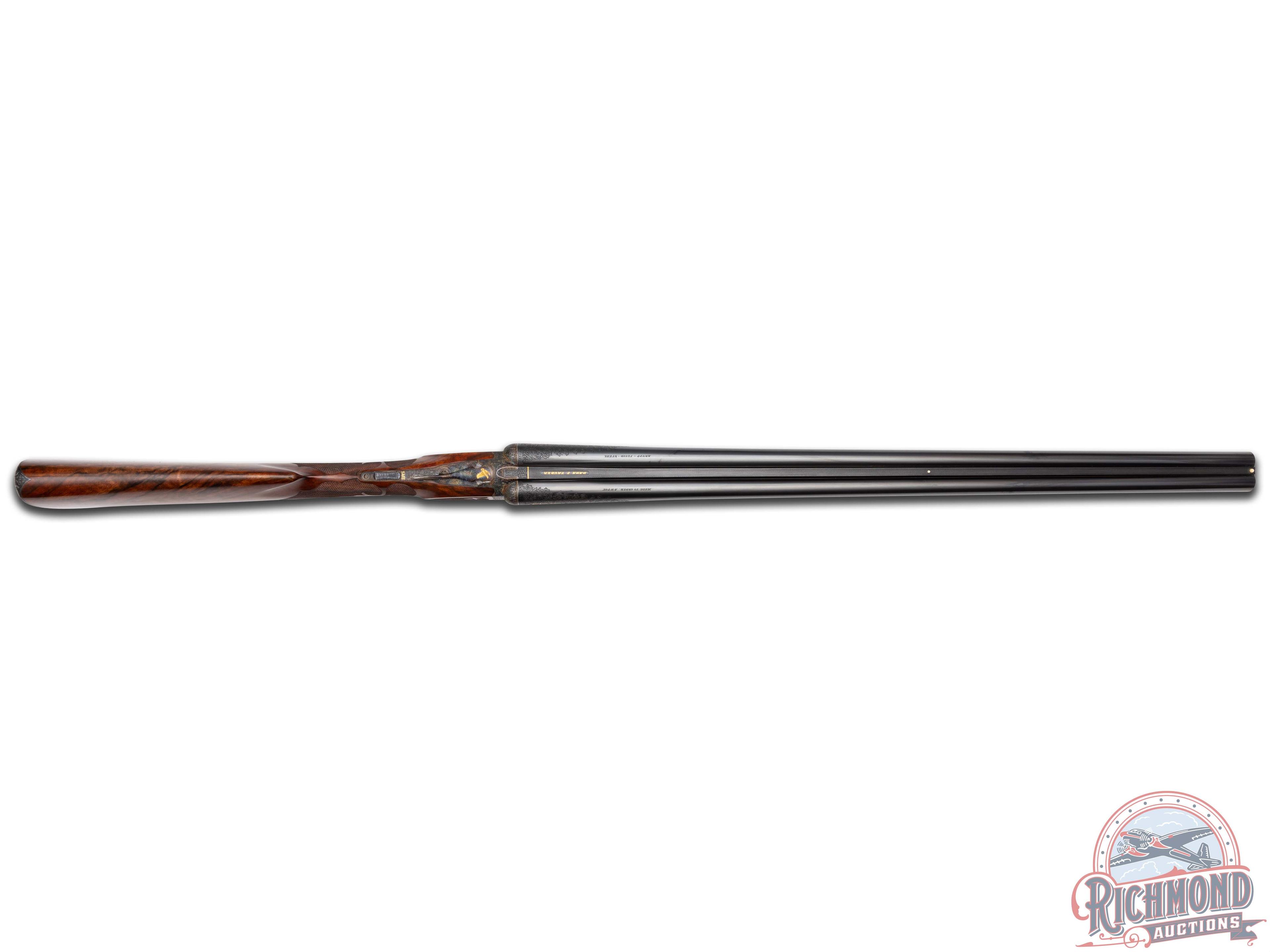 Stunning CSMC Fox FE 20 Gauge Double Barrel 2 Barrel Shotgun Set by J.R. Demunck & Factory Letter