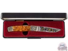 NIB Browning Limited Edition 1 of 5000 Gold Classic Auto-5 Folding Pocket Knife