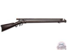 Civil War Era G.H. Ferris Utica NY Percussion Muzzleloader Heavy Bench Rifle